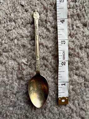 Vintage EPNS Silver Plated Souvenir Spoon with Monk/Friar Figural Finial